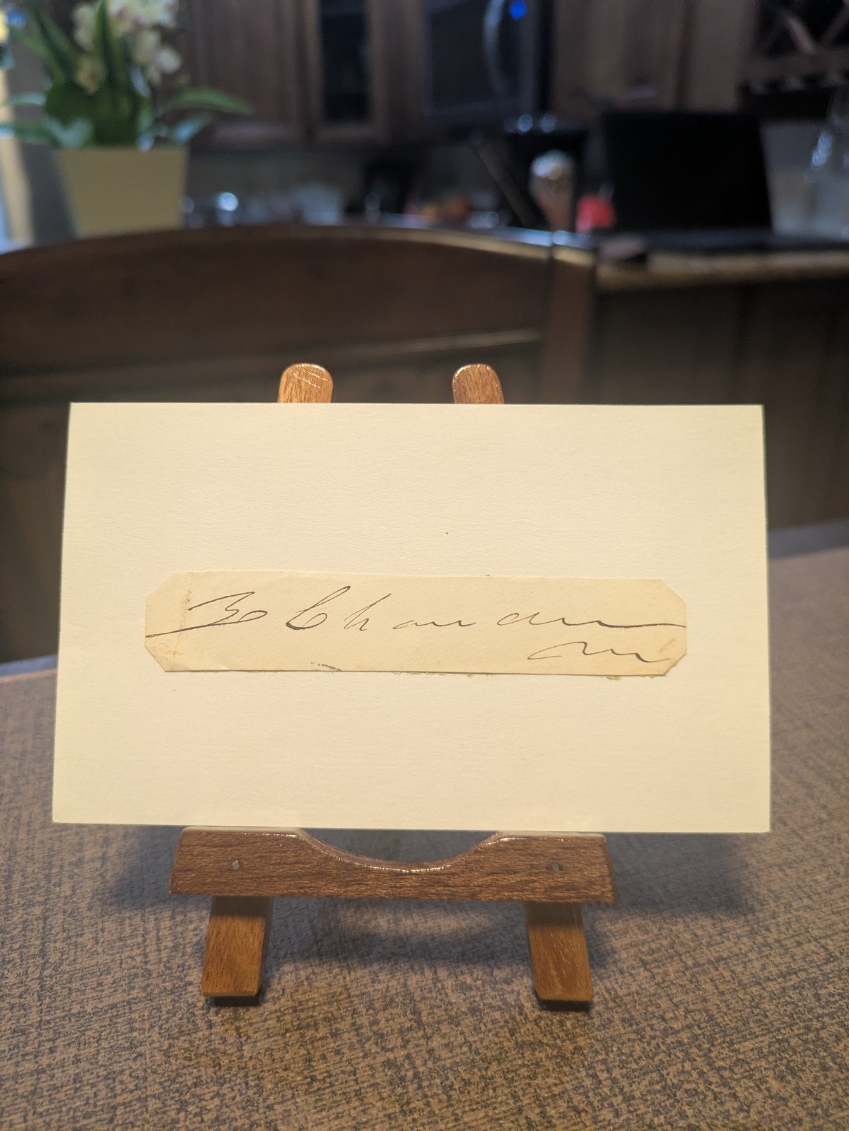 Zachariah Chandler Autograph Signed U.S. Senator Michigan Secretary Interior