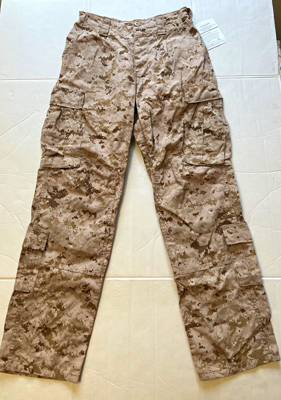 Insect Shield USMC FROG FR Desert MARPAT Digital Camo Combat Trousers