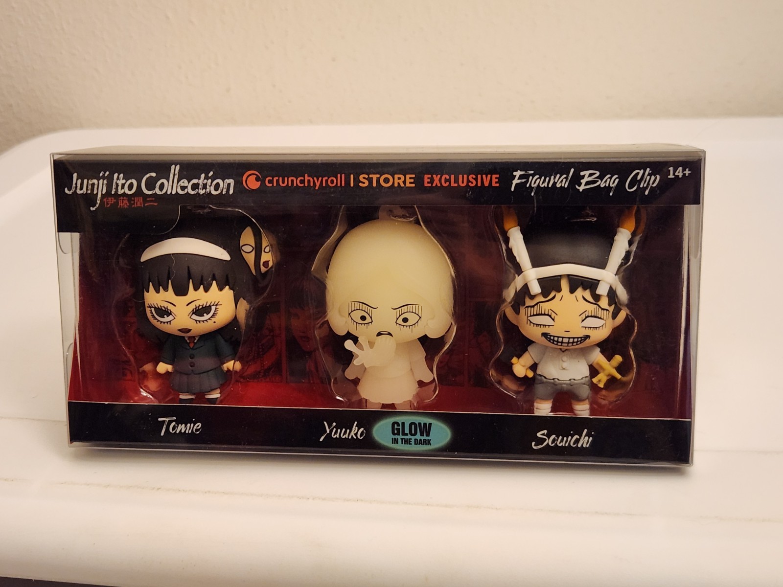 Monogram Junji Ito Collection Figural Bag Clip Exclusive Tomie Yuuko Souichi NEW