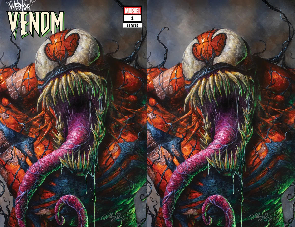 WEB OF VENOM #1 JOHNNY DESJARDINS EXCLUSIVE VARIANT COVERS NM SET