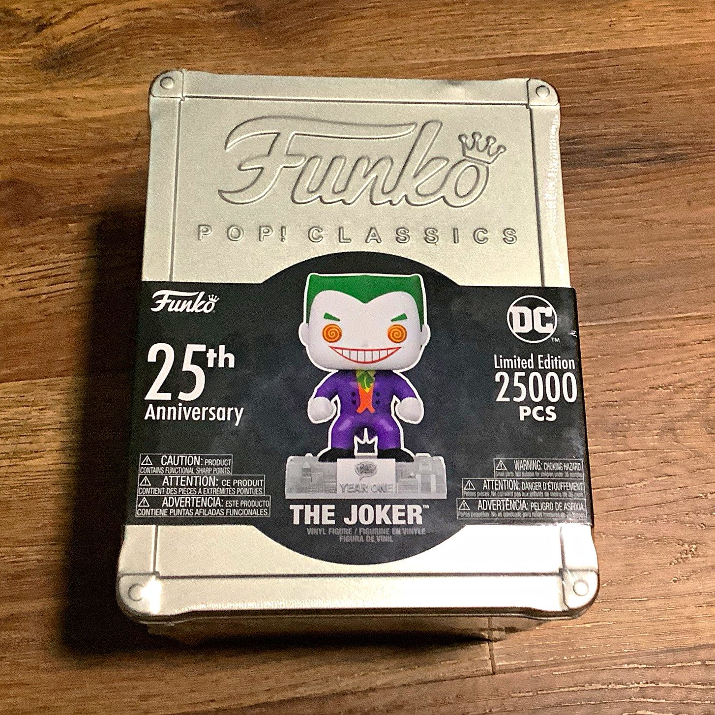 Funko Pop Classics DC The Joker 25th Anniversary LE 25000 Tin - NEW SEALED