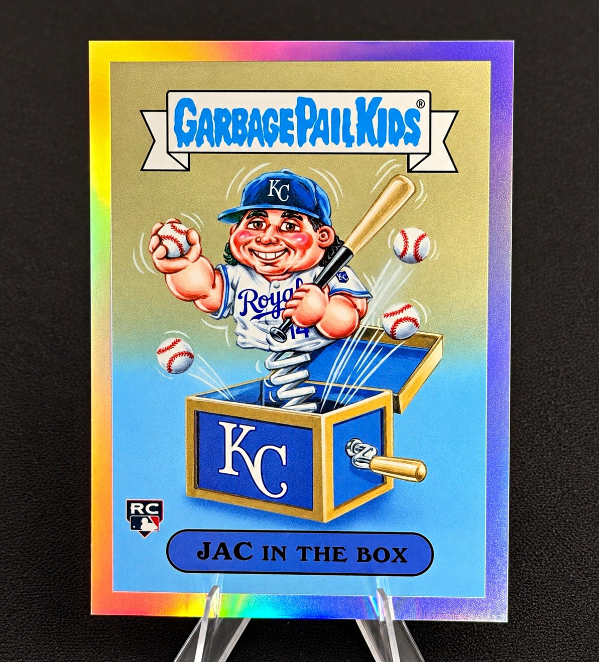 Topps Garbage Pail Kids Chrome GPK-17 Jac in the Box Jac Caglianone RC
