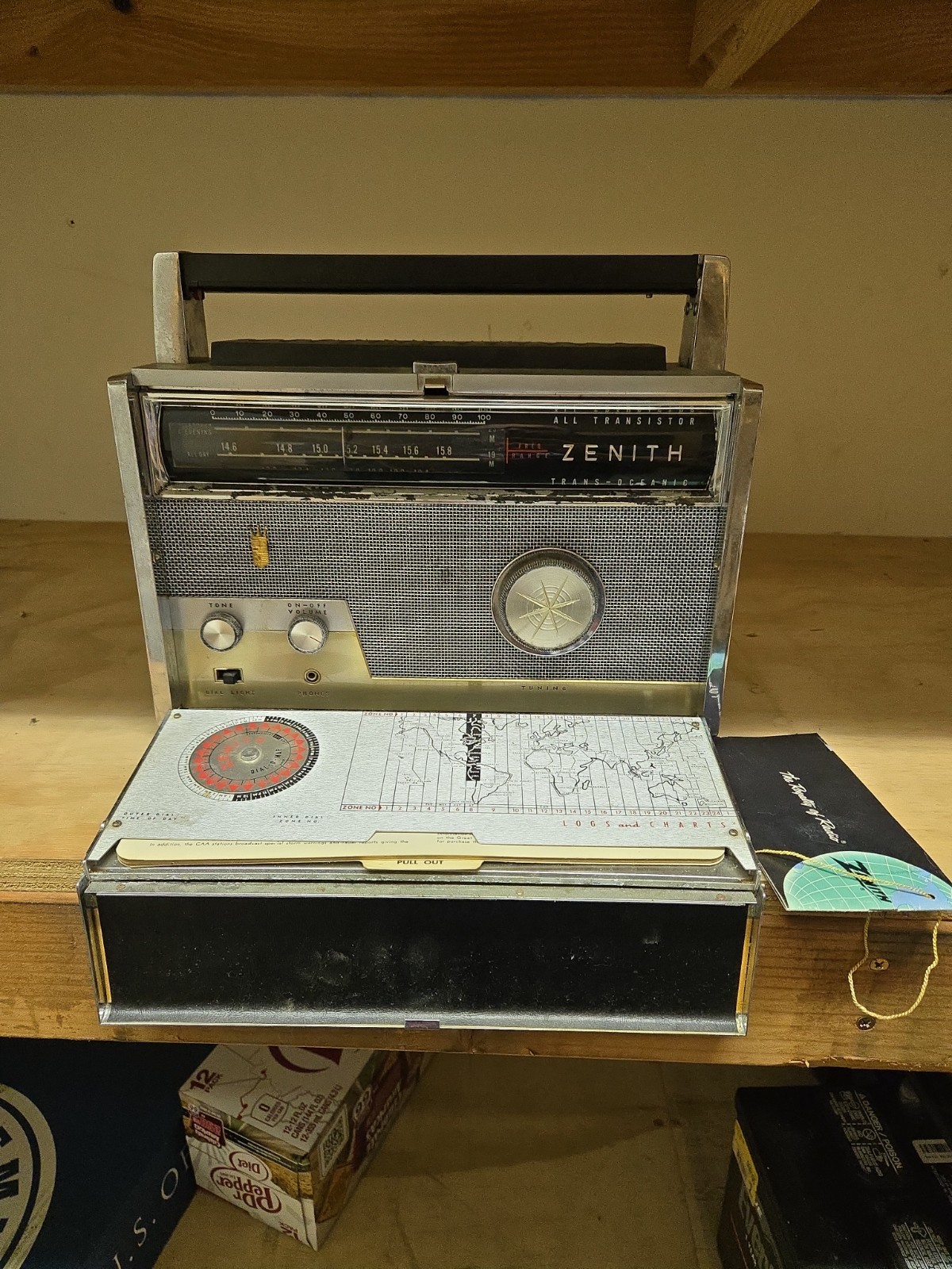 Vintage Zenith Royal 1000 Transoceanic All Transistor Radio *UNTESTED - AS IS*
