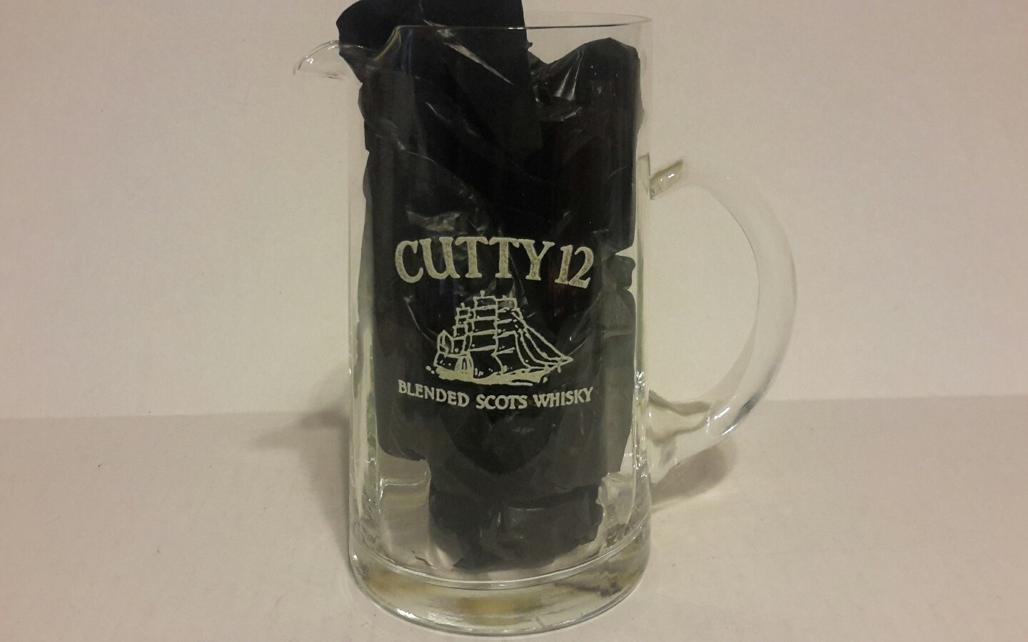 VINTAGE CUTTY 12 BLENDED SCOTS WHISKEY PITCHER - BAR PUB  - A1