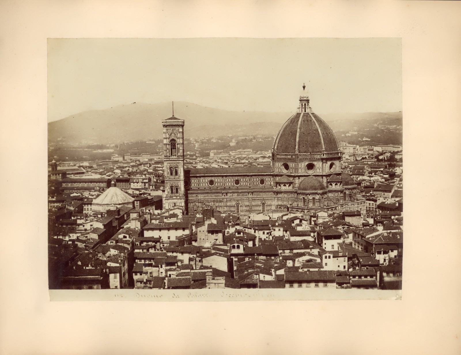 Florence, Italy Architecture Albumen photograph Florence, Italy Architecture Albumen photograph