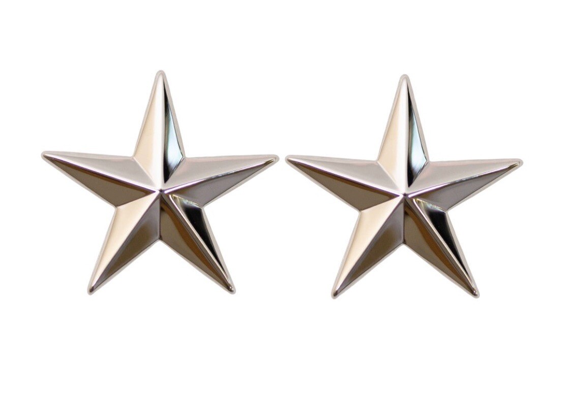 U.S. Army Officer Brigadier General BRITE Rank  1” (sold in pair)