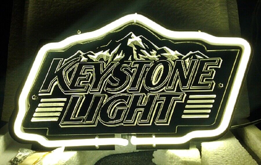Keystone Light 3D Carved Neon Lamp Sign 14\
