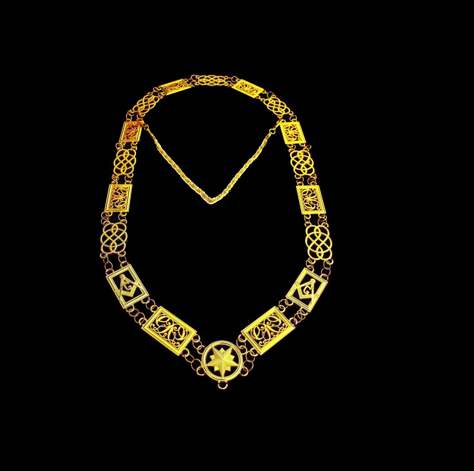 Masonic Collar GRAND LODGE METAL CHAIN $34.99