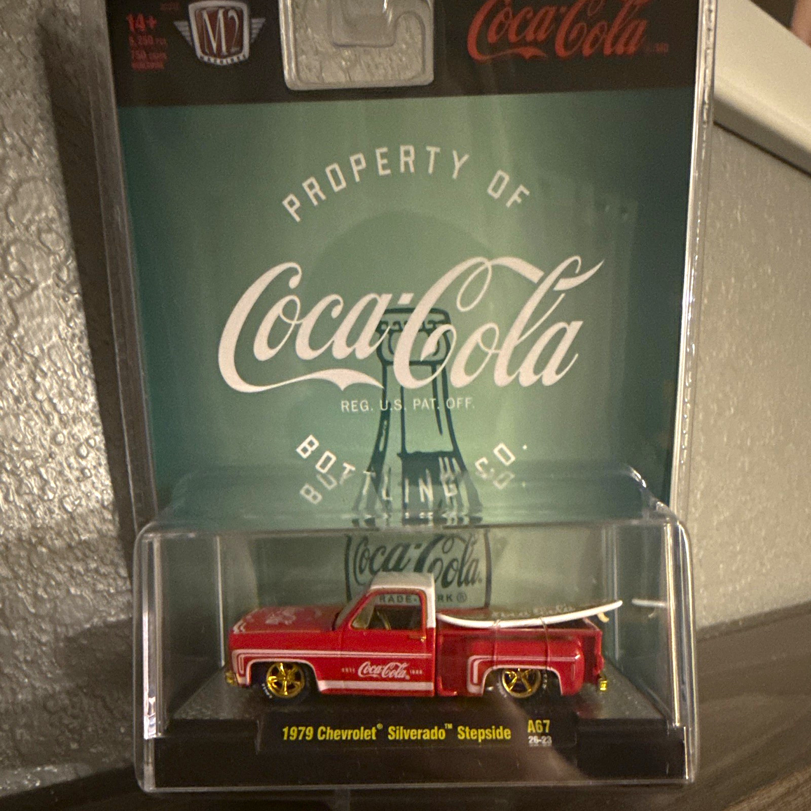 M2 Coca-Cola 1979 Chevrolet Silverado Stepside A67 **CHASE (750pcs)**