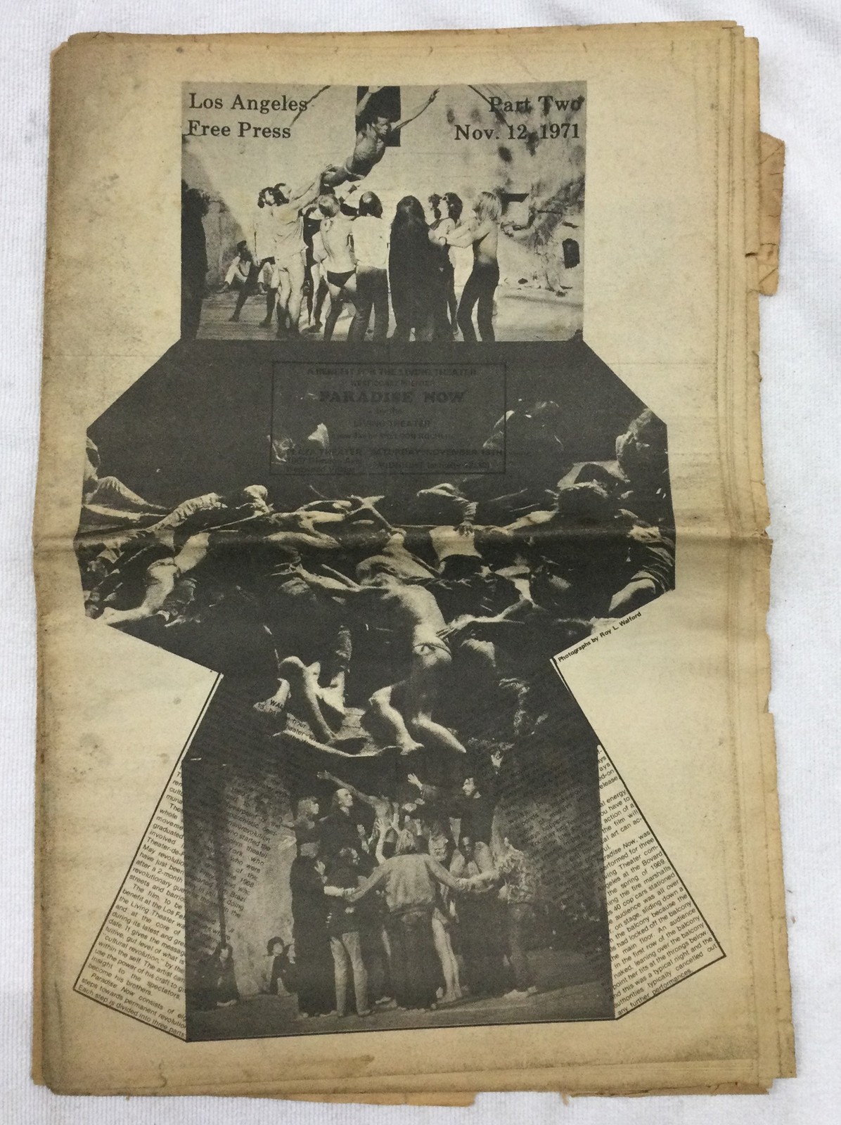 Los Angeles Free Press Newspaper - Part Two, Nov. 12, 1971 & Nov. 7, 1969.