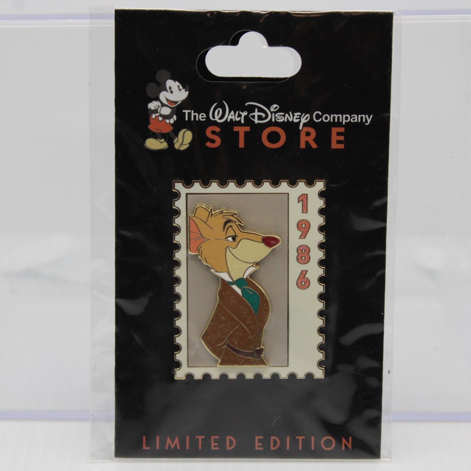 B4 Disney DEC LE Pin Company Store WDCS Stamps Great Mouse Detective Basil B4 Disney DEC LE Pin Company Store WDCS Stamps Great Mouse Detective Basil