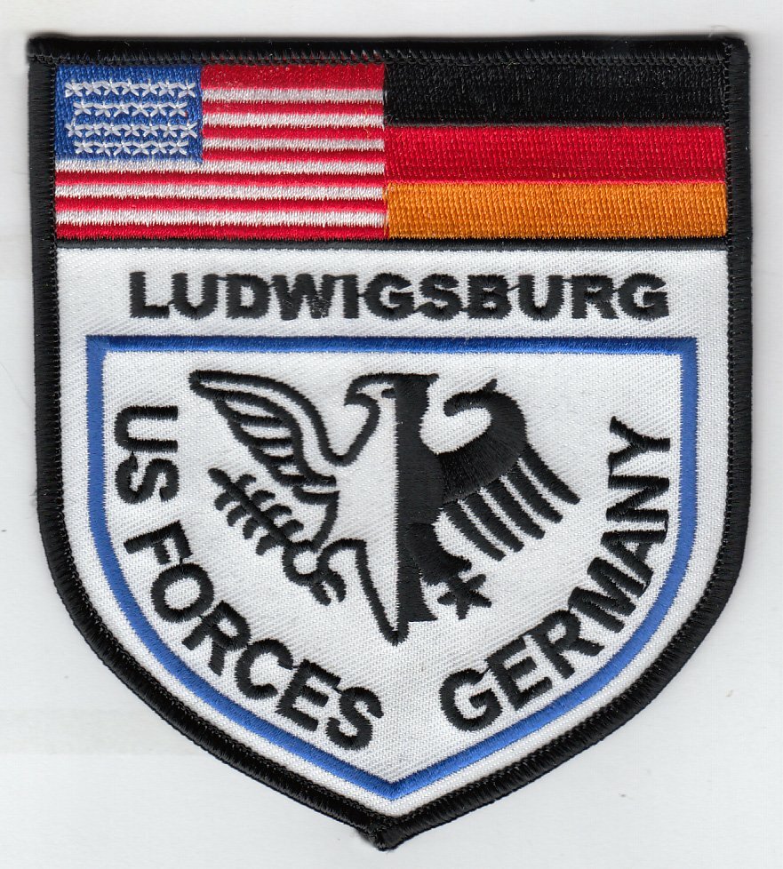 U.S. Forces Ludwigsburg Germany embroidered  patch 4\