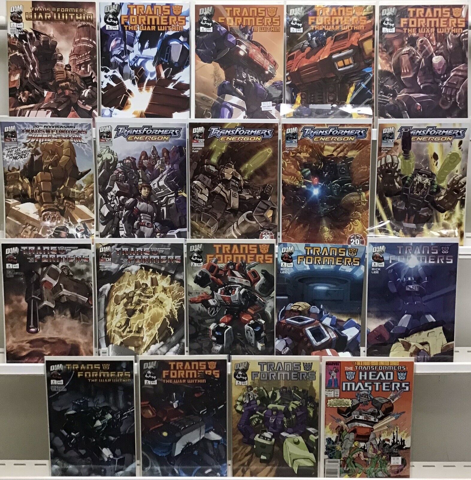 Dreamwave Productions Transformers Comic Book Lot of 19 Issues
