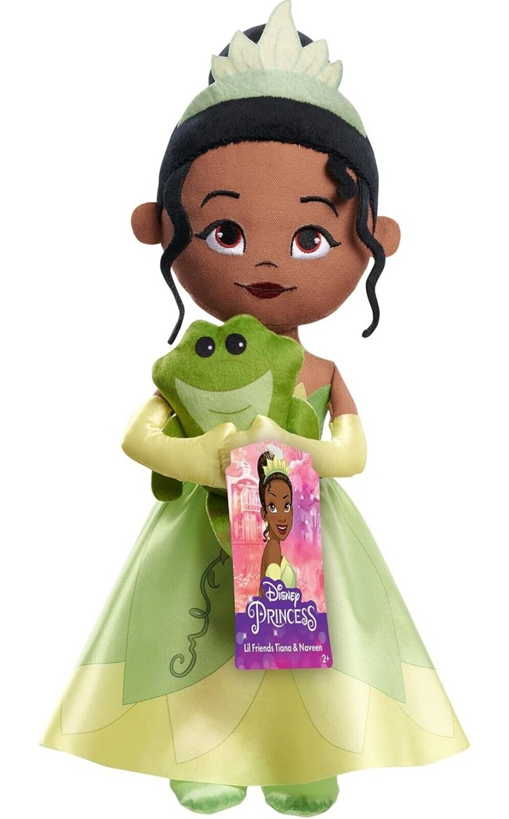 Disney Princess Lil' Friends Plushie Tiana & Naveen 14-inch Doll