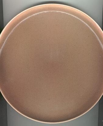 Russel Wright China Steubenville Coral Dinner Plate Vintage Mid Century Modern