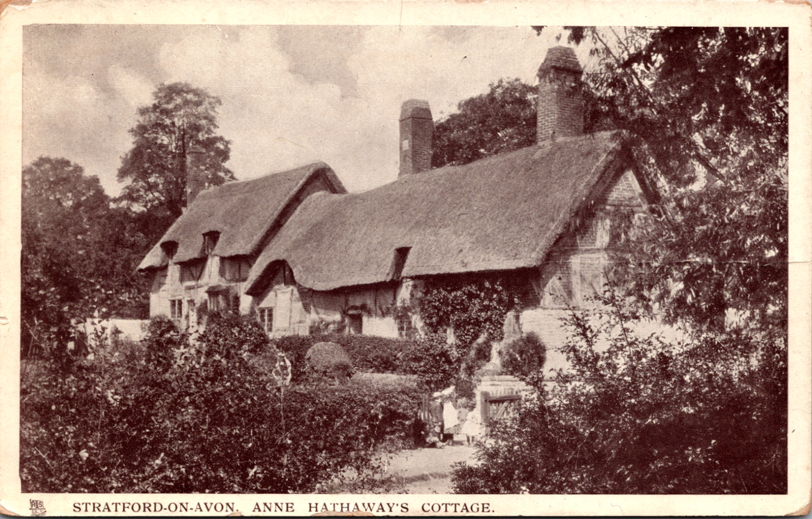 Stratford-On-Avon Anne Hathaway's Cottage England Vintage Postcard Stratford-On-Avon Anne Hathaway's Cottage England Vintage Postcard