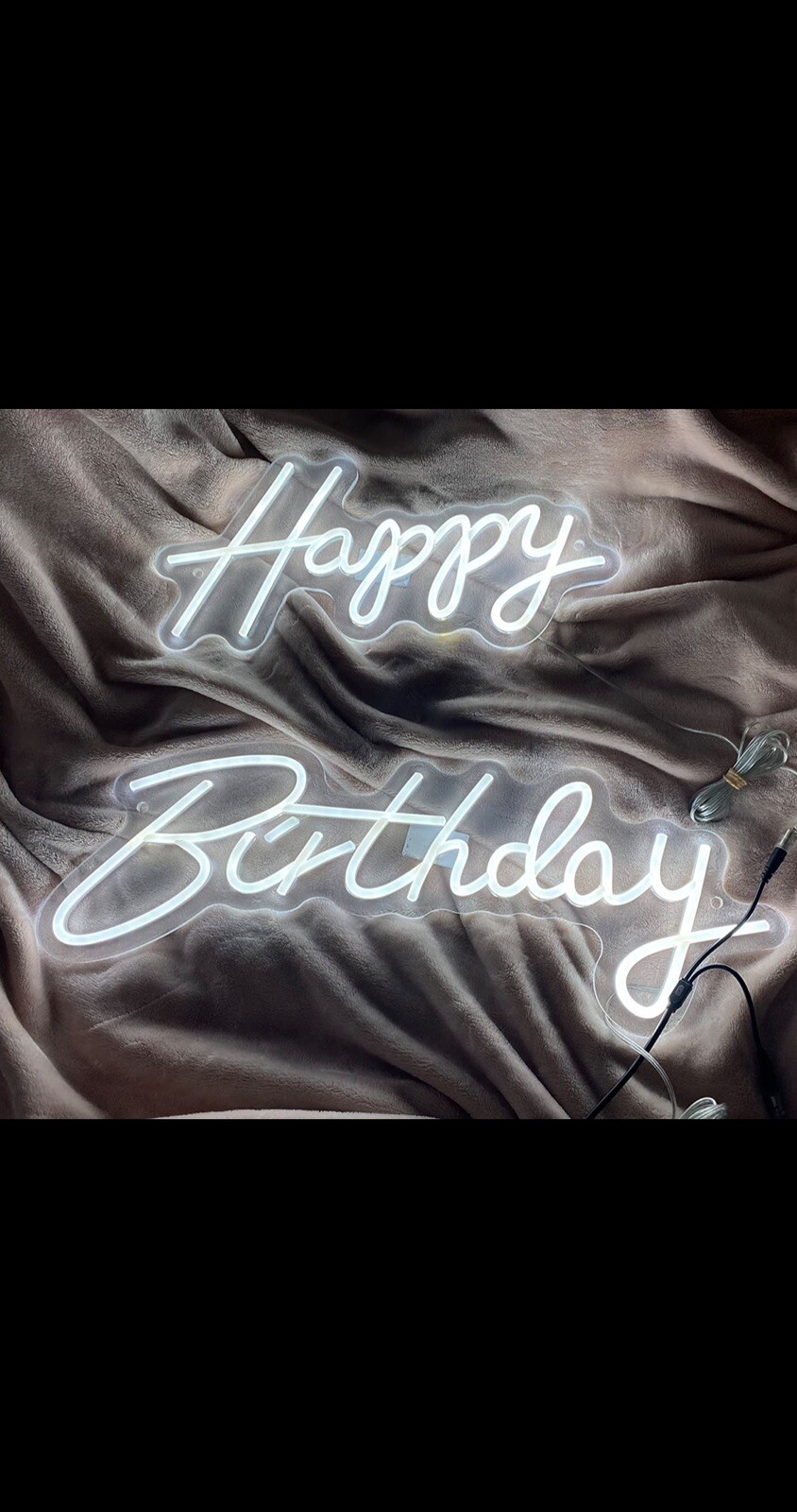 Happy Birthday Neon Light Sign 16.5 Happy Birthday Neon Light Sign 16.5
