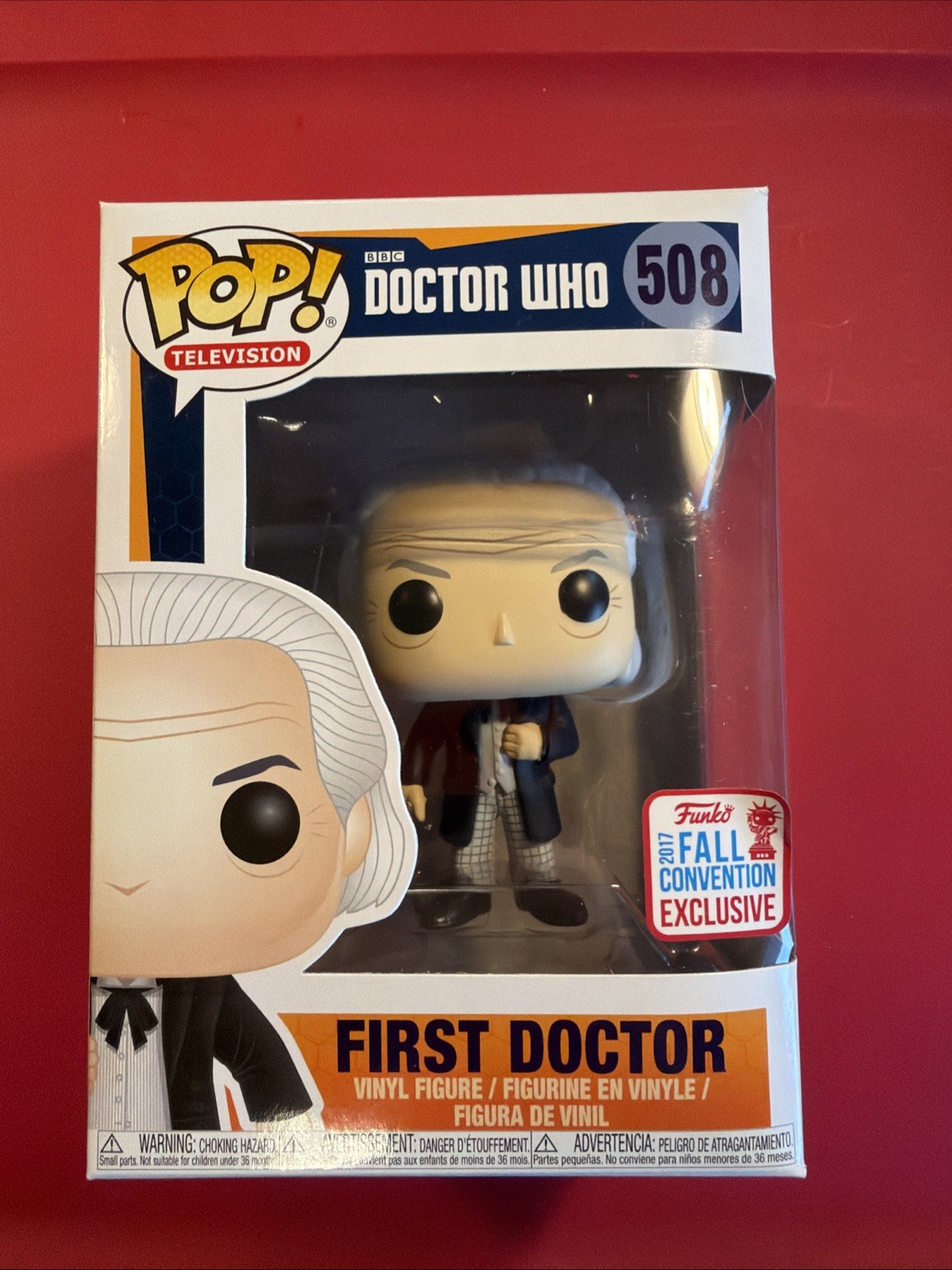 Funko Pop Vinyl: Doctor Who #508 First Doctor Figure 2017 Fall Convention