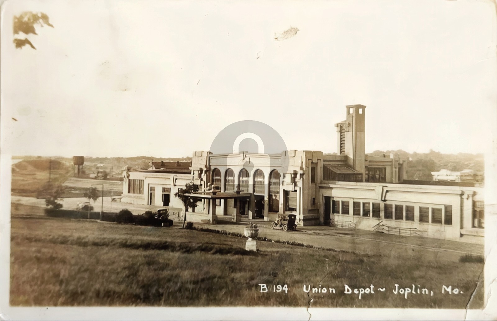 1918 Union Depot Joplin MO Missouri RPPC Photo Postcard COPY