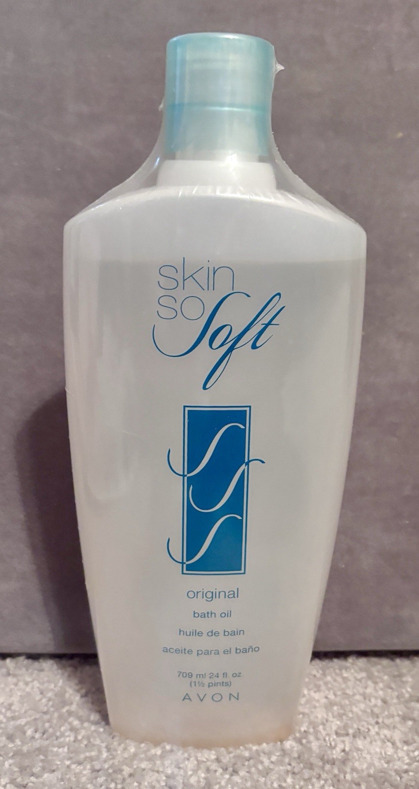 Vintage AVON Skin So Soft Original Bath Oil 24 FL OZ 2009- Sealed Full Bottle