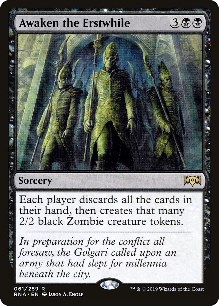 Awaken the Erstwhile [Ravnica Allegiance] Magic MTG