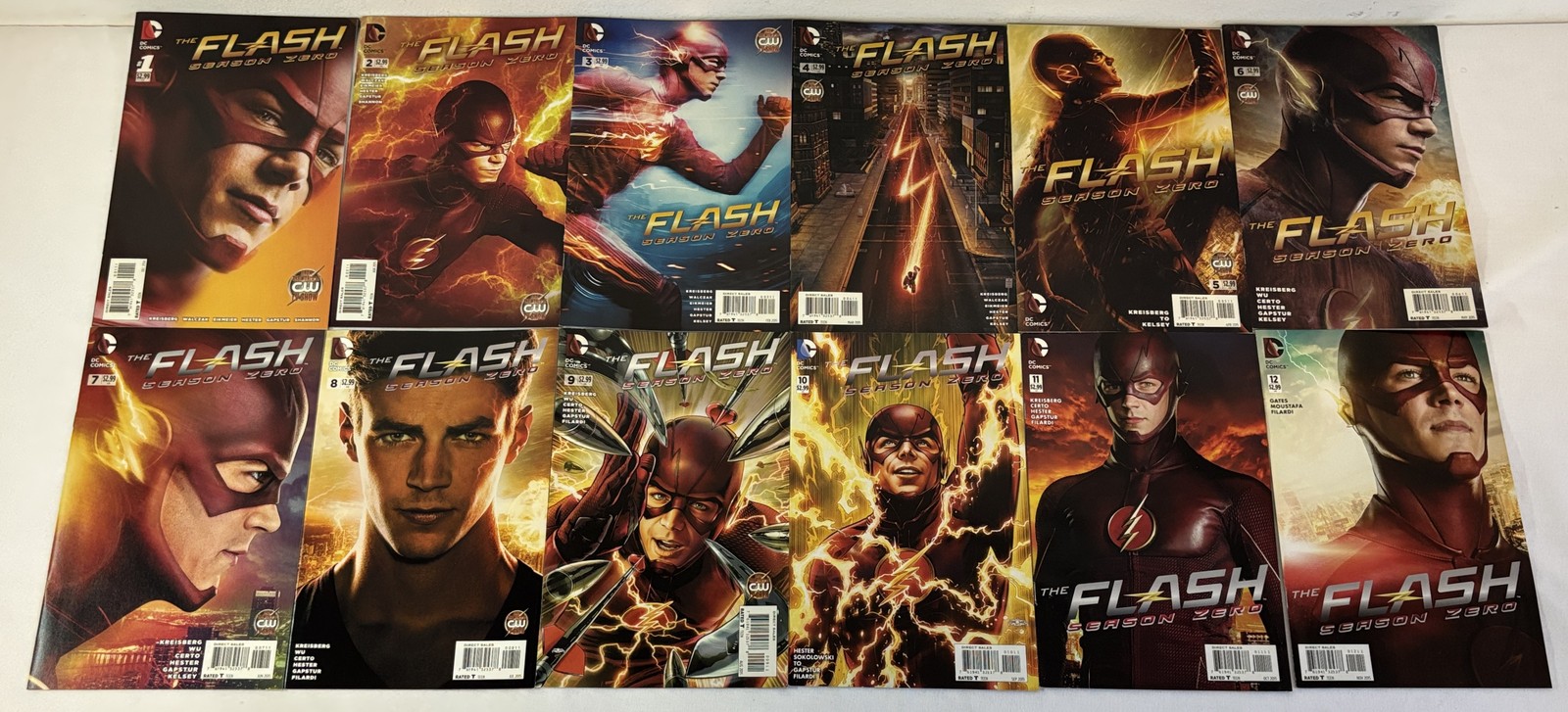 CW tv show comics THE FLASH SEASON ZERO #1 2 3 4 5 6 7 8 9 10 11 12 ~ FULL SET CW tv show comics THE FLASH SEASON ZERO #1 2 3 4 5 6 7 8 9 10 11 12 ~ FULL SET