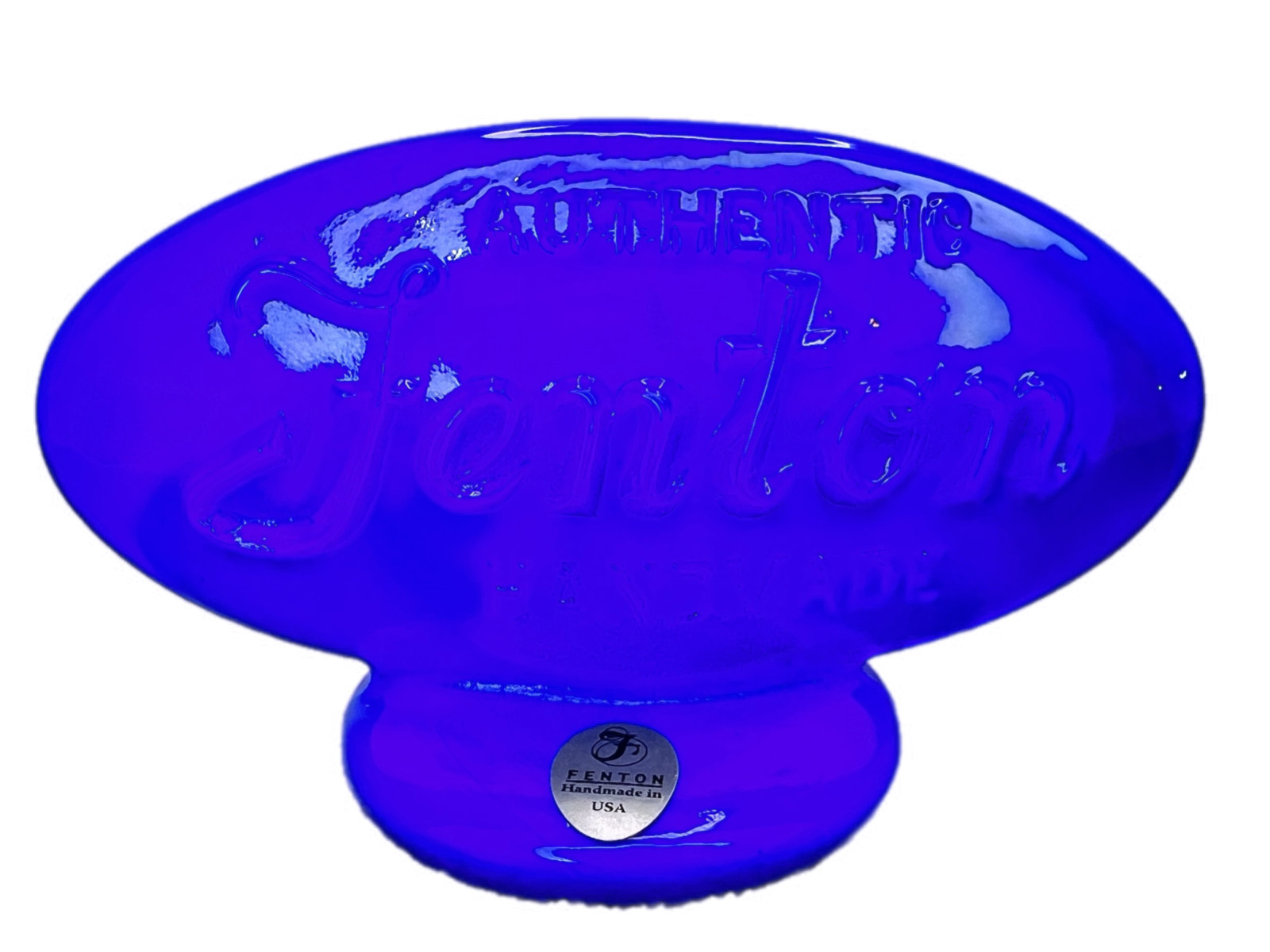 Fenton Periwinkle Blue Logo Dealer Sign - 9499 P2 Stickers-Tags