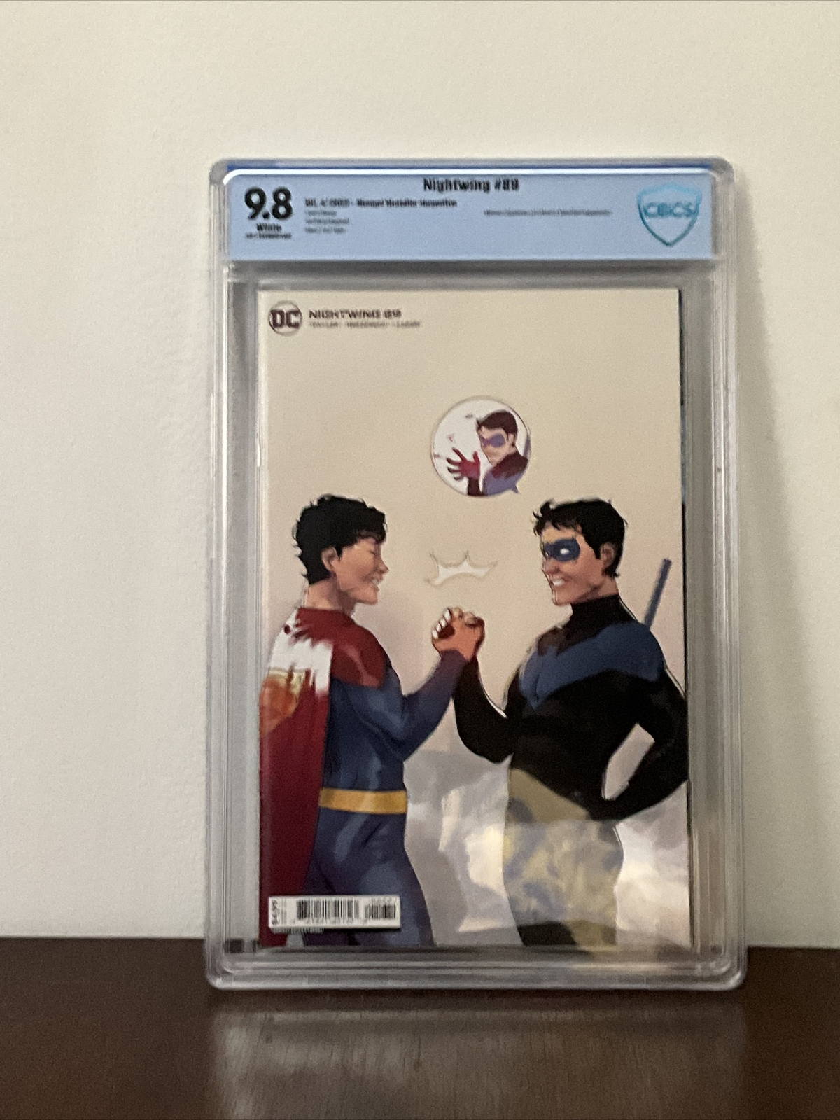 Nightwing 89 CBCS 9.8 1:25 Bengal Superman Incentive Variant Cover DC Comics New