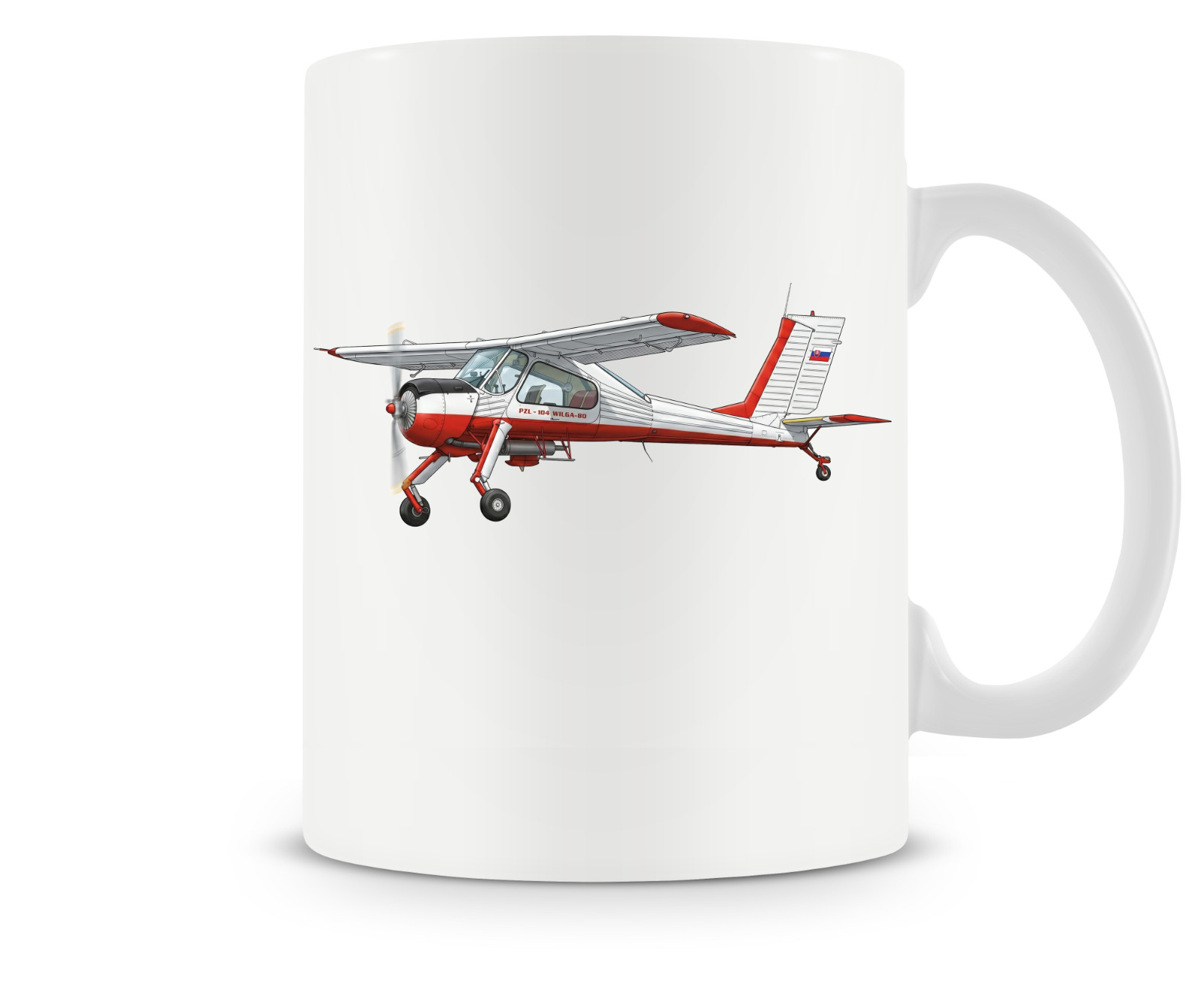 PZL - 104 Wilga Ceramic Coffee Mug - 15oz.