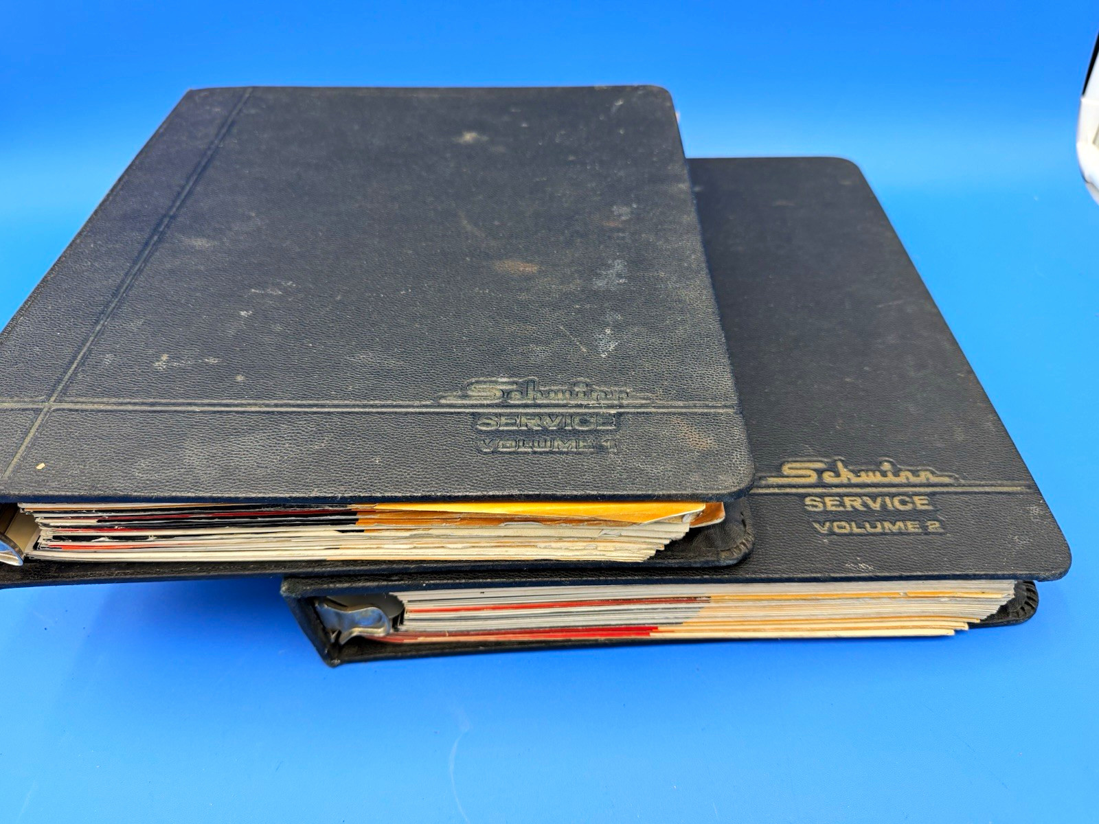 Vintage Schwinn Bicycle Service Manual Binder Set, Volume 1 & 2, 1969 Vintage Schwinn Bicycle Service Manual Binder Set, Volume 1 & 2, 1969