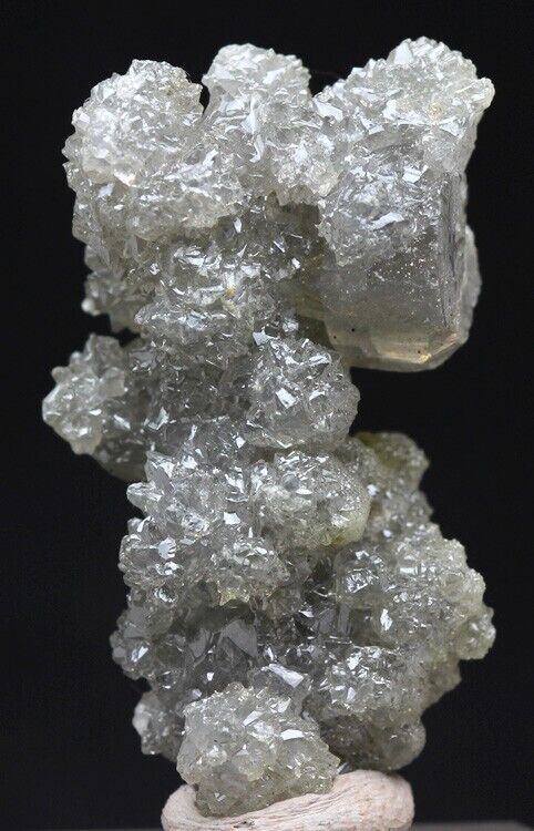 ZINCITE Specimen Silver Gray Smelter Crystal Cluster Mineral POLAND