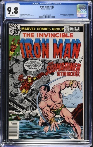 CGC 9.8 IRON MAN #120 .. SUB-MARINER .. BOB LAYTON COVER .. 1979 ..