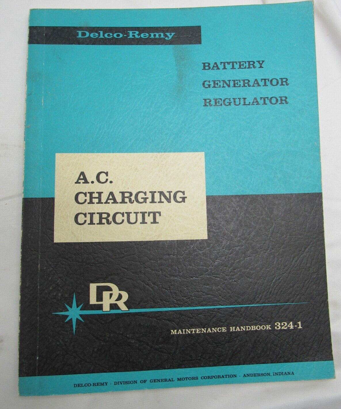 Battery Generator Regulator AC Charging Circuit Book by Delco-Remy