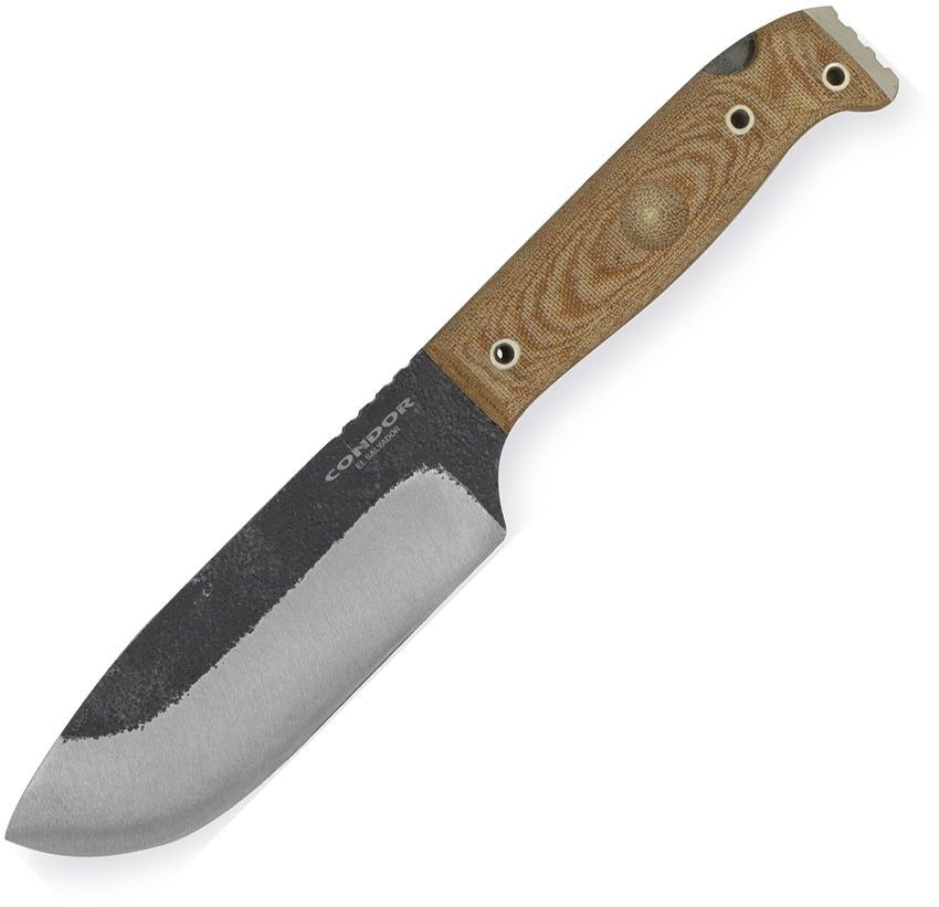 Condor Selknam Natural Canvas Micarta Handle 1075HC Steel Fixed Knife 392151HC Condor Selknam Natural Canvas Micarta Handle 1075HC Steel Fixed Knife 392151HC