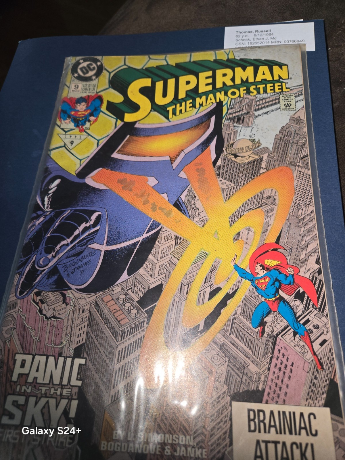 Superman The Man of Stewl comic book