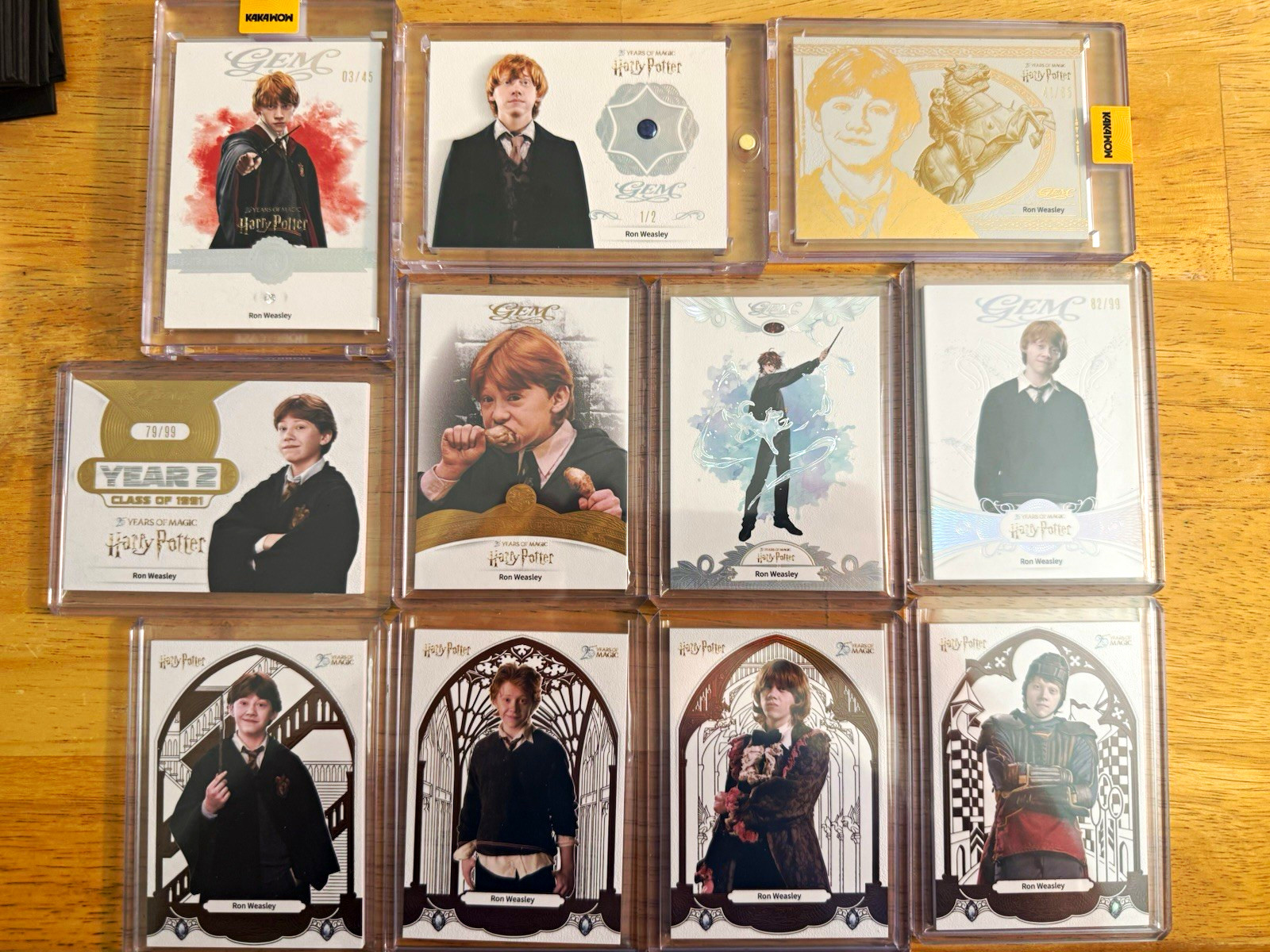 RONALD WEASLEY KAKAWOW GEM SAPPHIRE DIAMOND LOT