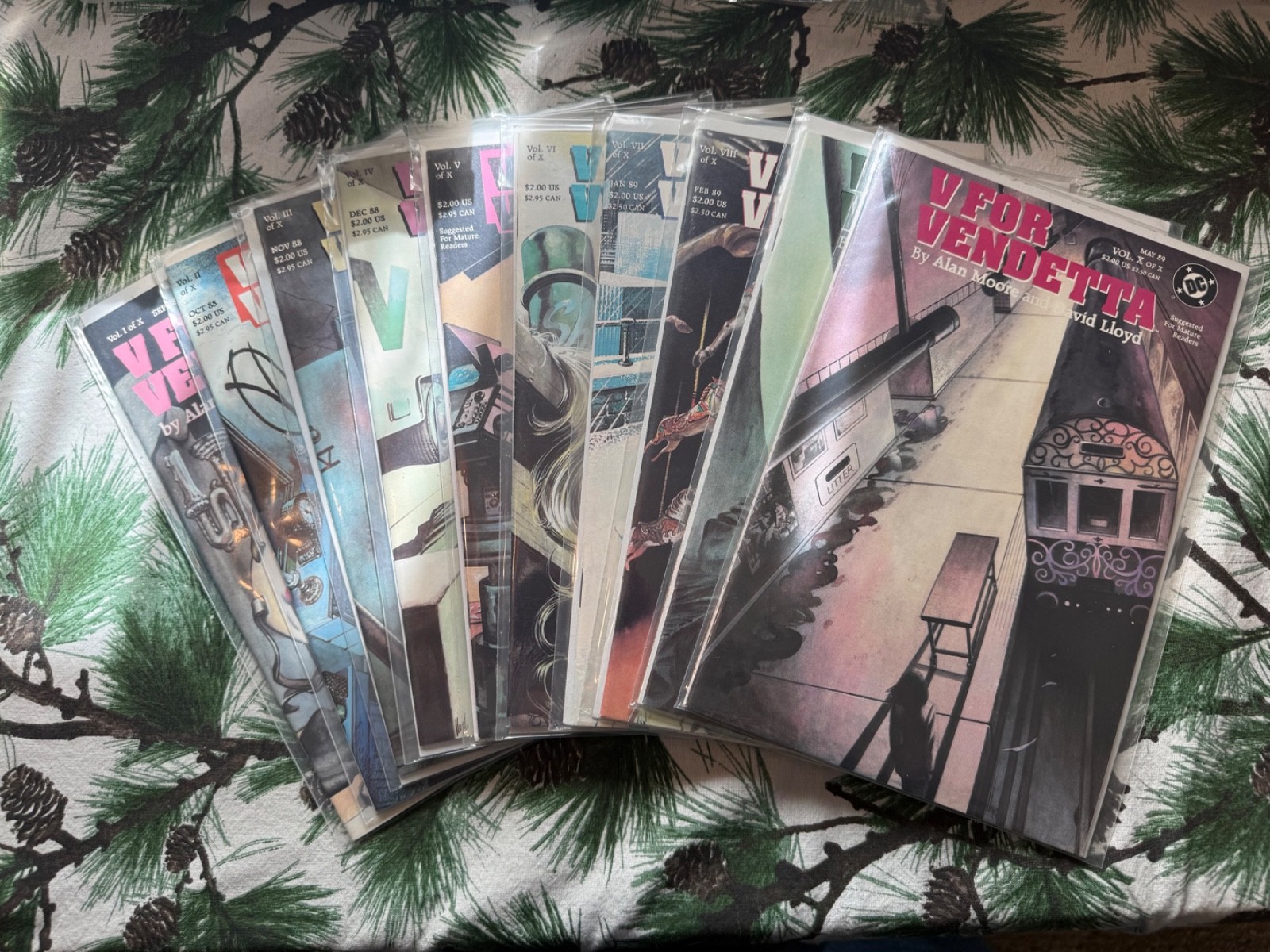 DCComics: V is for Vendetta #1-10  complete 1988  F/VF
