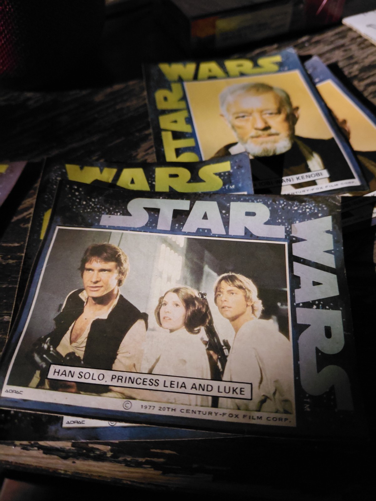Vintage 1977 Star Wars stickers