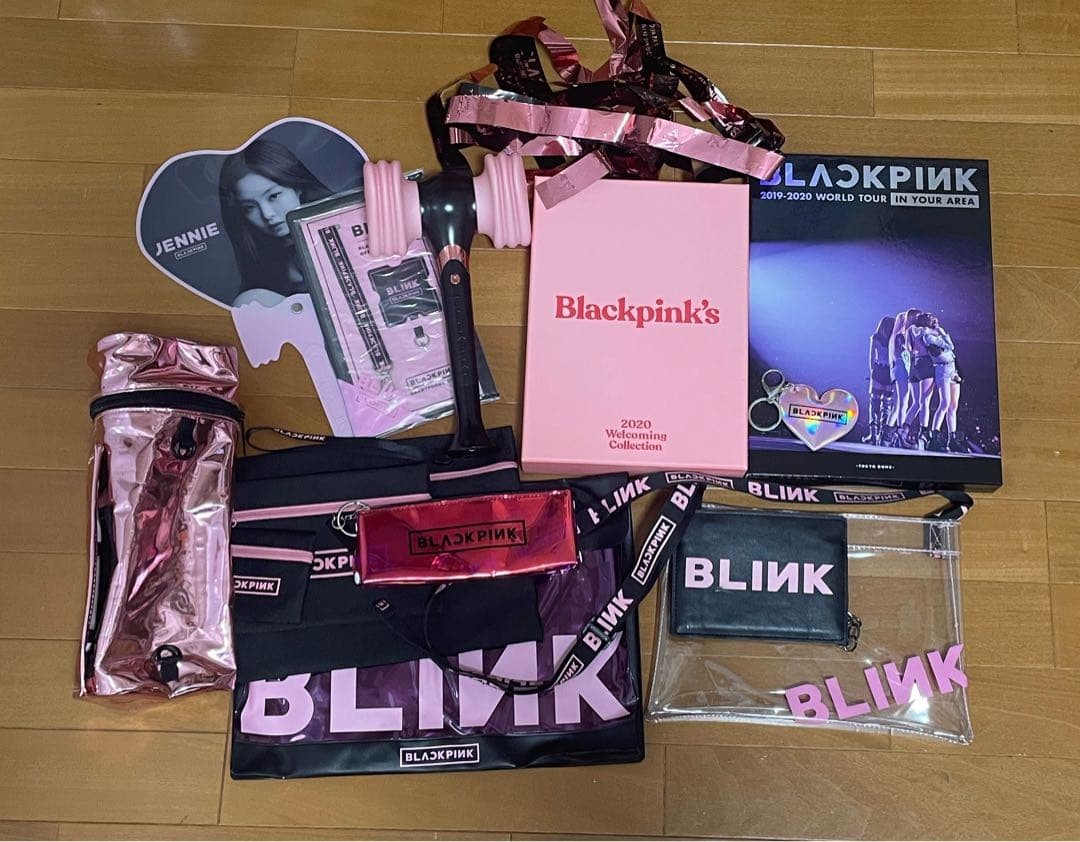 BLACKPINK Pen Light Case DVD Jennie Goods Lot Collectible 15+