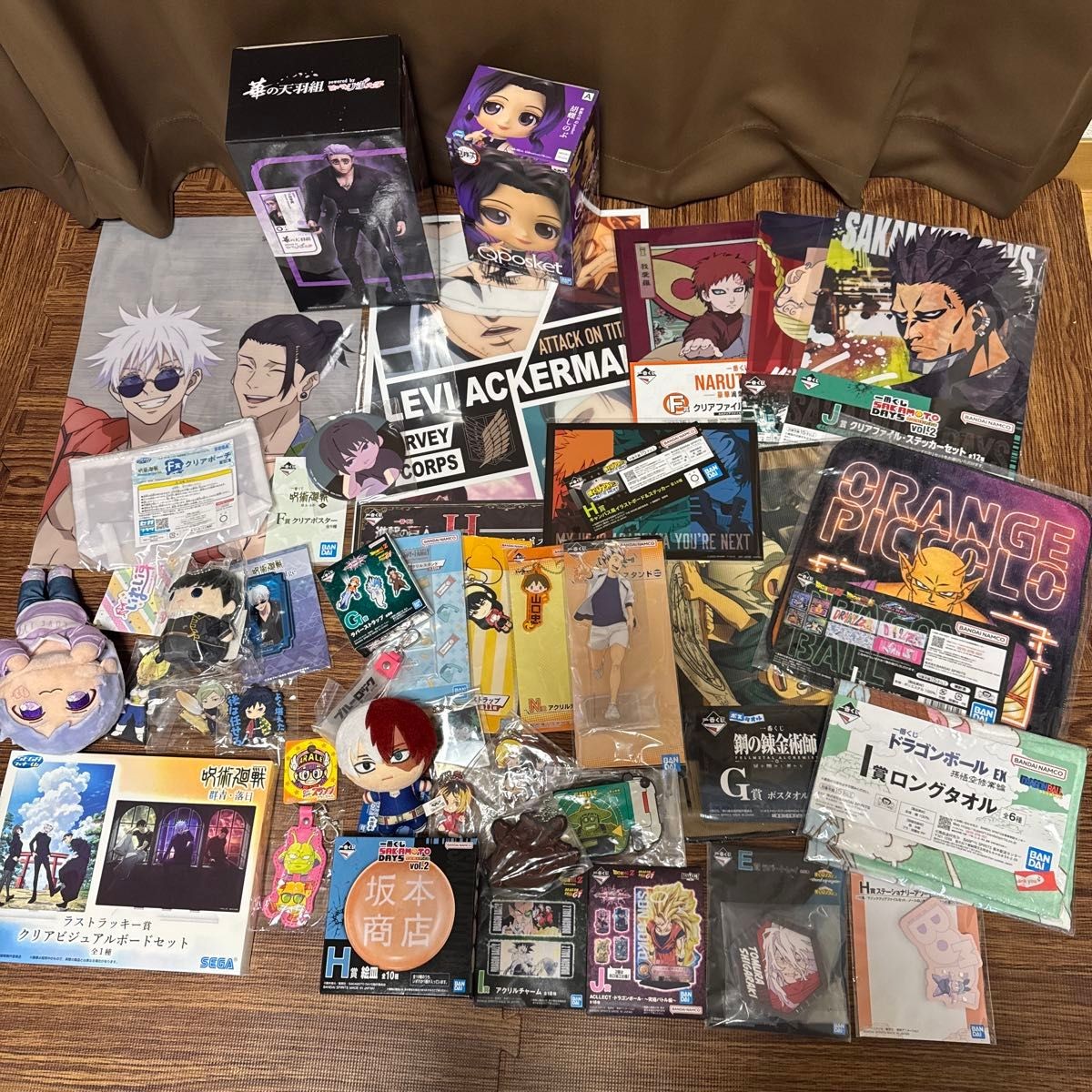 Jujutsu Kaisen Dragon Ball Blue Lock Massive Lot Anime Figure Merch Original JPN
