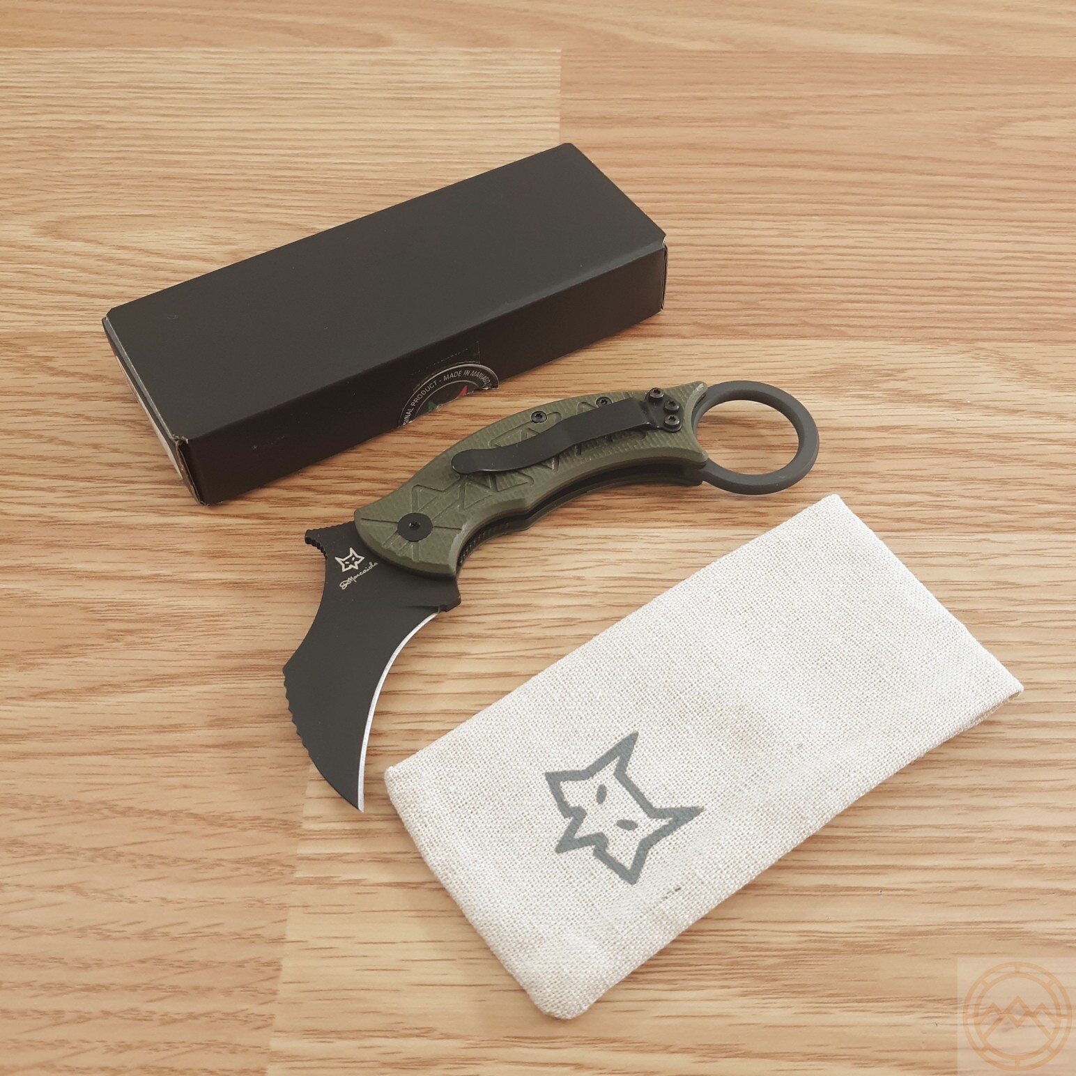 Fox Tribal Linerlock Folding Knife 3\