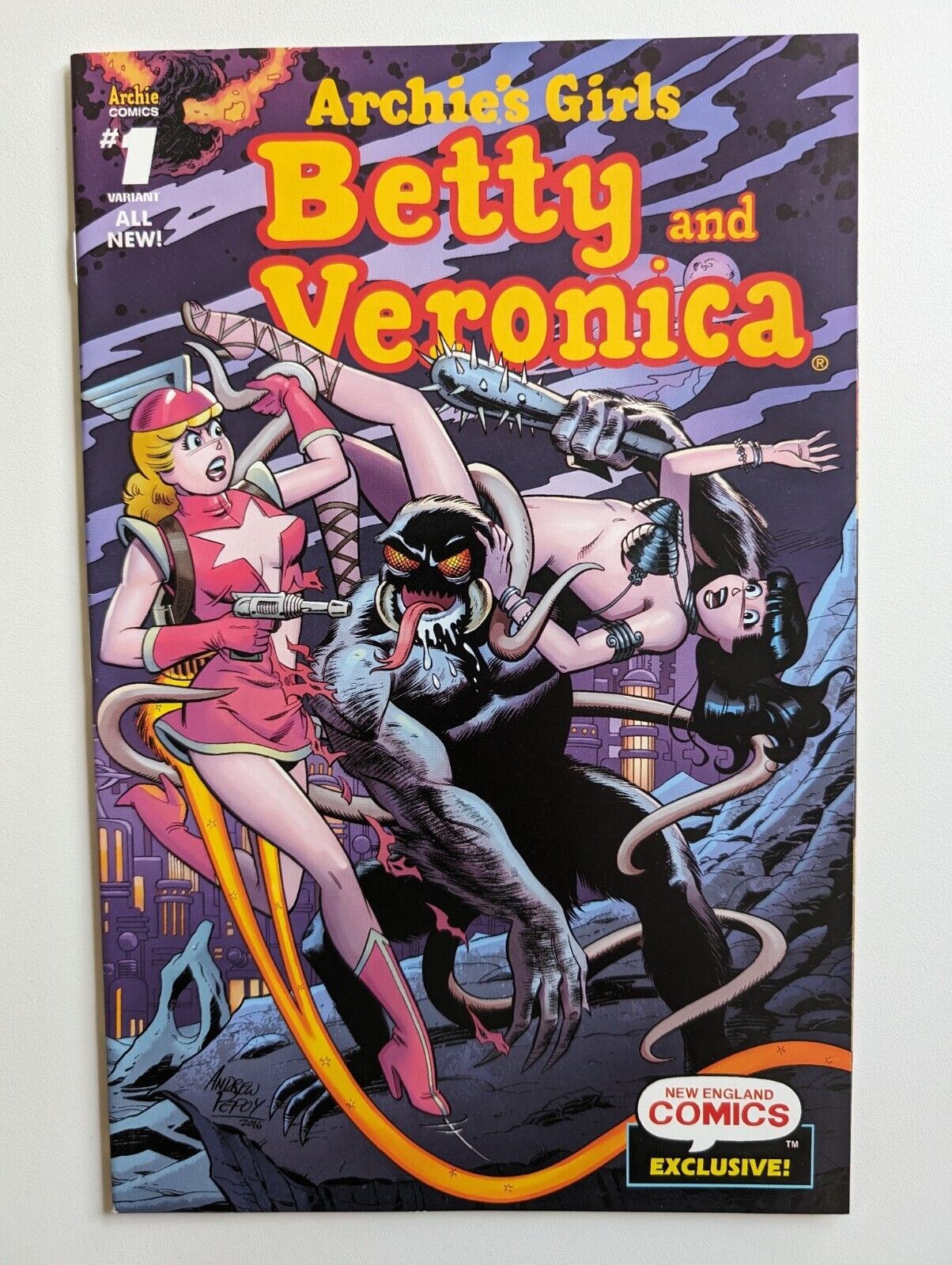 Betty and Veronica 2016 #1 Andrew Pepoy Cover Variant - VF/NM - Archie Comics