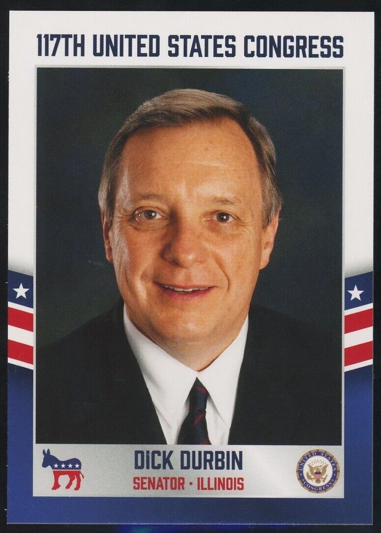 2021 Fascinating Cards 117th US Congress Dick Durbin Illinois #26