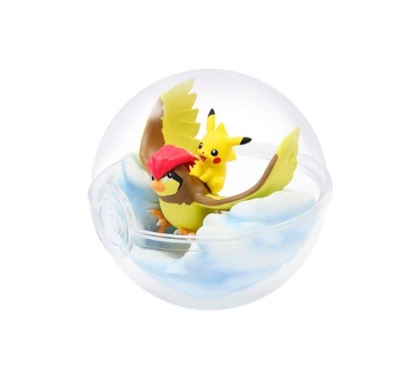 USA SHIPPING Pokemon Terrarium Collection 5 Pidgeotto and Pikachu Figure USA SHIPPING Pokemon Terrarium Collection 5 Pidgeotto and Pikachu Figure