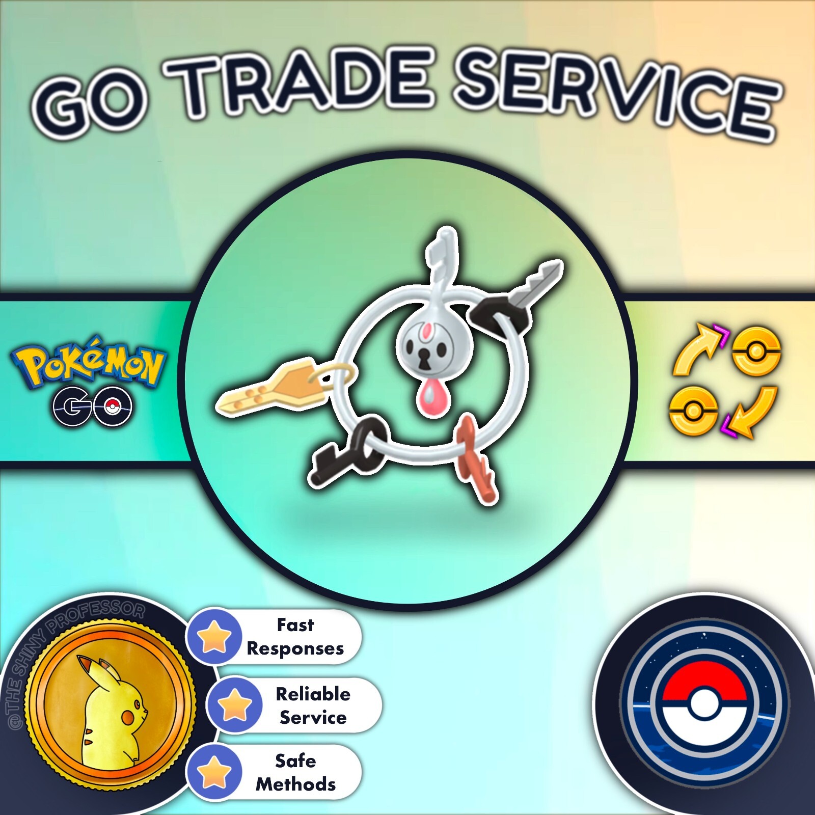 Pokémon Go - Klefki Trade || Regional Pokémon 🌎 || Safe & Quick Trade 💫 Pokémon Go - Klefki Trade || Regional Pokémon 🌎 || Safe & Quick Trade 💫