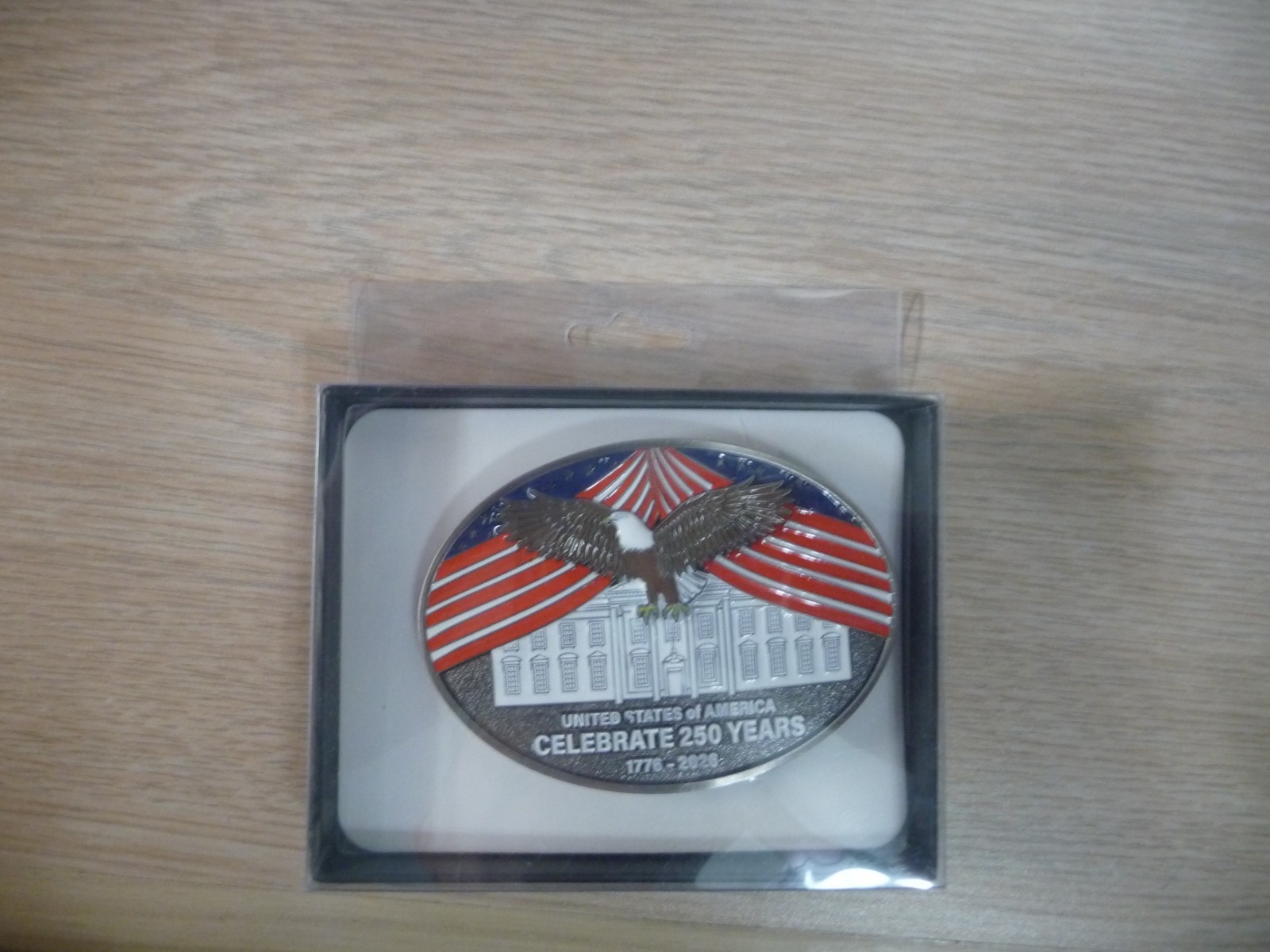 Celebrate 250 Years 1776 - 2026 Metal Belt Buckle by Spec Cast CCP 1566