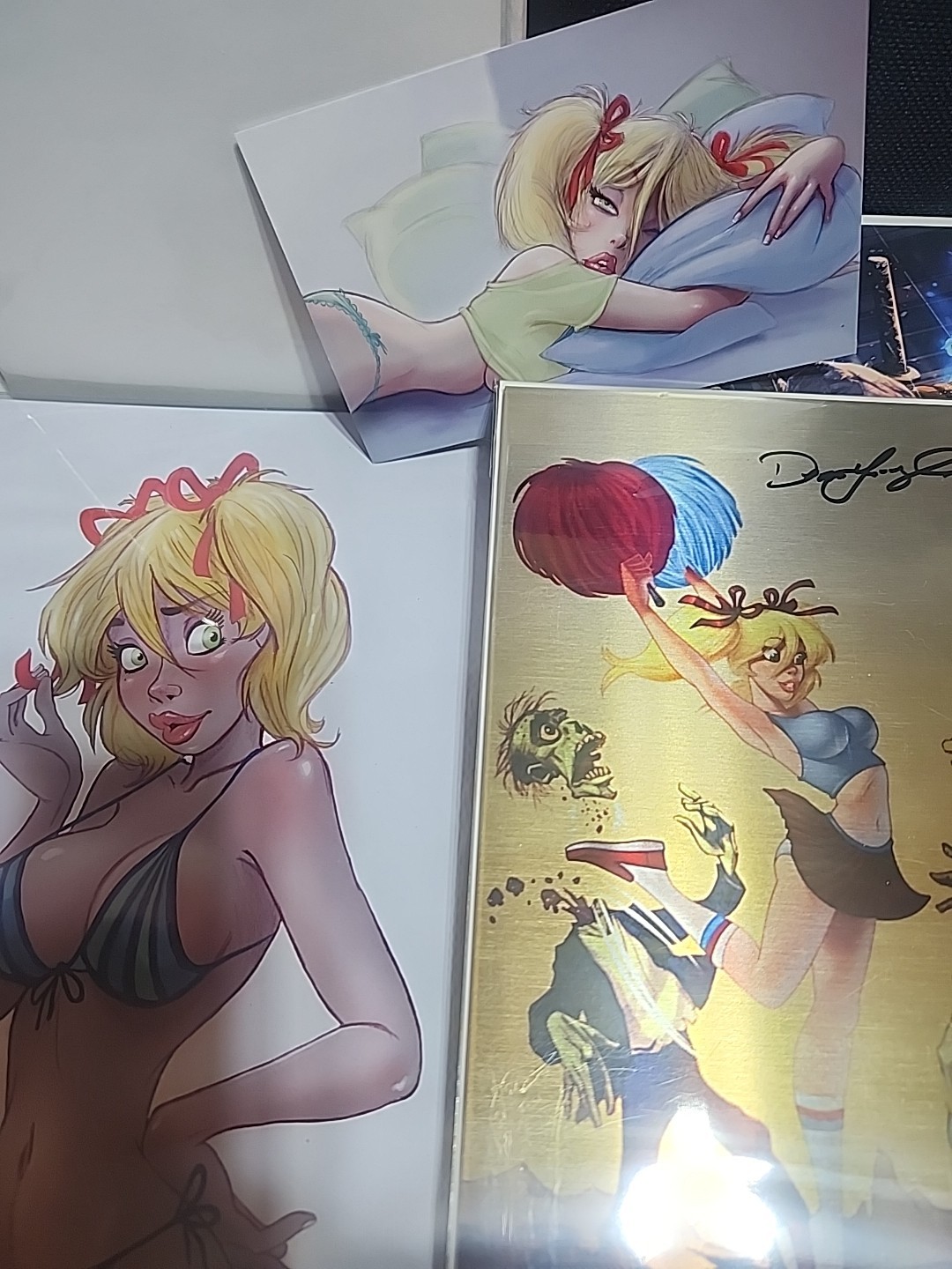 Mandy A Tribute To Dean Yeagle Mandy Vs Zombies 3pc Lot Signed By Dean Yeagle 