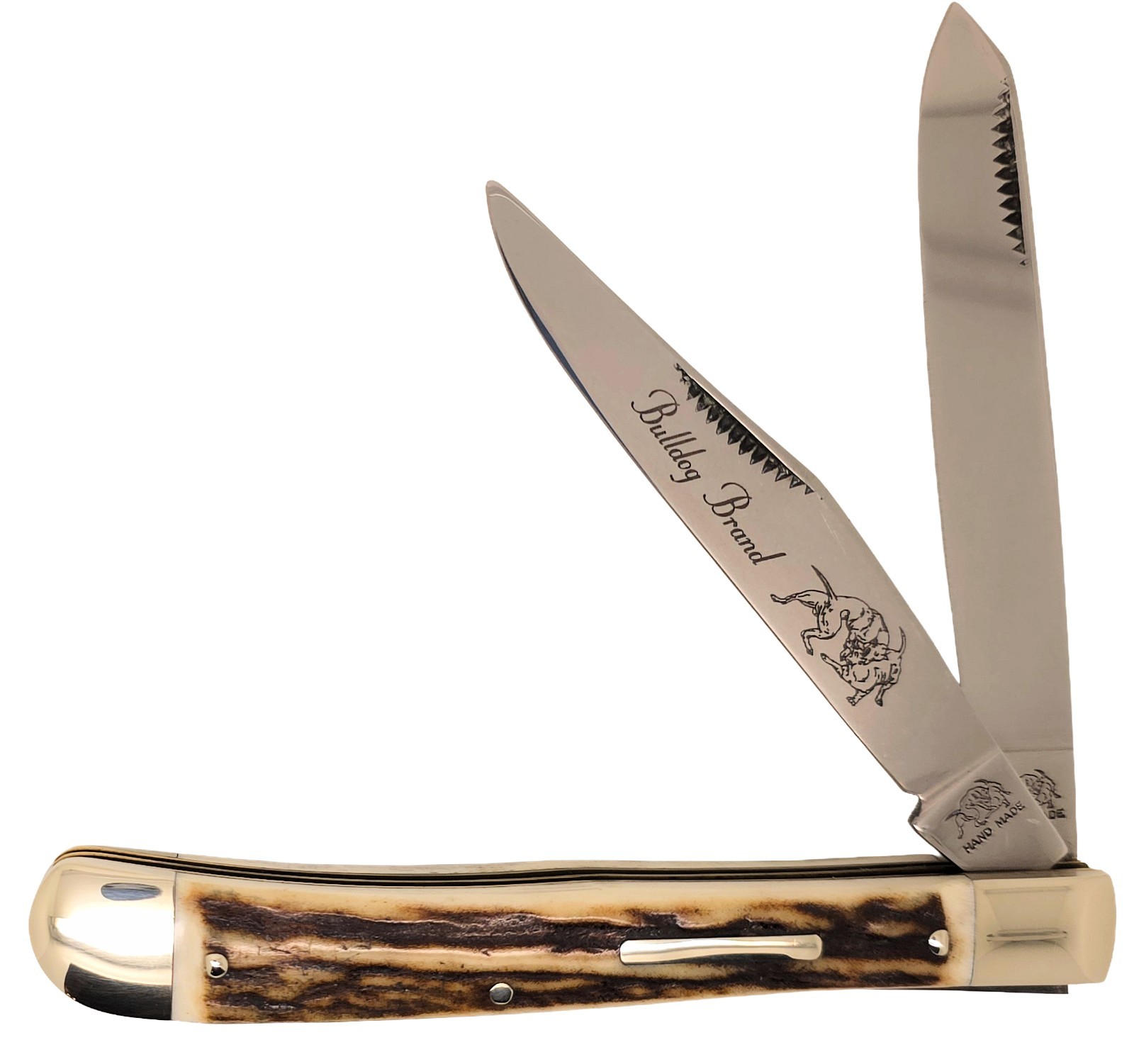 Bulldog Brand 2007 Stag Trapper Solingen NIB