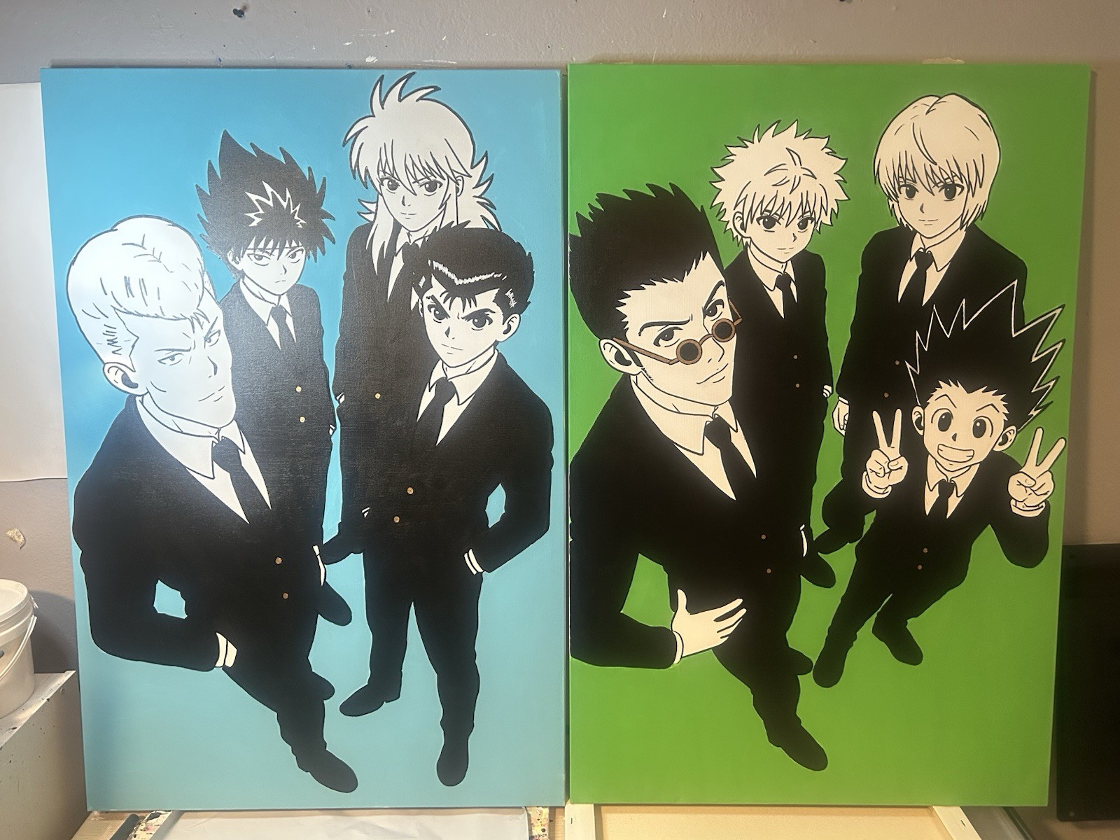yu yu hakusho And Hunter X Hunter OG Painting Set “read” yu yu hakusho And Hunter X Hunter OG Painting Set “read”