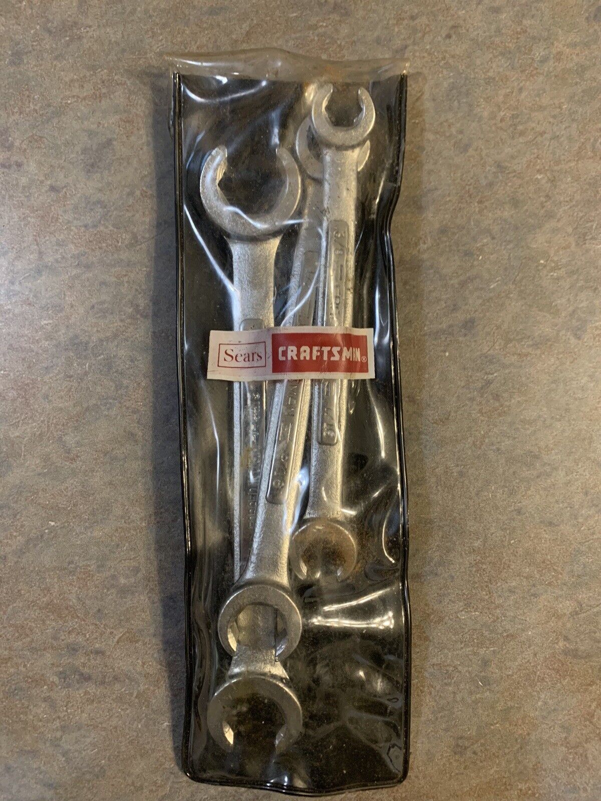 SEARS CRAFTSMAN VINTAGE 3 PIECE WRENCH SET NEW 9 4433